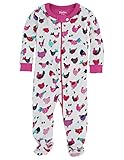 Hatley ハットレイ ベビー女の子 すべりどめ足付カバーオール、カラフル・コッコさんファミリー 60cm ~ 70cm 、3-6M(58-69cm) マルチカラー 100%綿 DR5HENS001