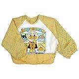 アスナロ（エプロン） エプロン ベビー 子供 長袖 アンパンマン プリント 長袖エプロンBF 黄