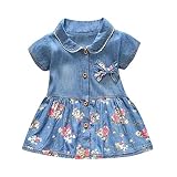 DAISUKI　赤ちゃん 女の子 デニムドレスの服 スカートワンピース 最新 ブルー プリンセス
