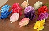 Aimeart 100個リアルなロマンチッククラシック人工シルク布花の庭花柄装飾DIYリビングルームHanging Flower Plant Vineホームパーティーウェディングシミュレーション装飾 
