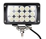 LEDワークライト LEDライトバー オフロード 防水作業灯 45W 15連10-30VDC対応(12V/24V兼用）