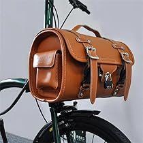 Amazon | レトロ前収納バッグポータブルレトロレザーヘッド