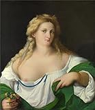 Perfect Effectキャンバス、レプリカアート装飾キャンバスの油絵' Palma vecchio-a Blonde Woman、について1520 '、24 x 28インチ/ 61 x 70 c