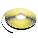 面ファスナー 両面テープ付 15ｍｍ 幅 × 20ｍ (オスのみ１巻, 黒)