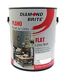 ダイヤモンドBriteペイント1-gallonフラットラテックスペイント高Hidingホワイト 1 Gallon 11700 1