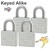 マスター/ American南京錠 – ( 4 )高セキュリティロックソリッドステンレススチールa6460nka-4 Bumpstop