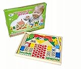 [MXテクニック]MXtechnic Wooden Farm Block 48piece Play Set [並行輸入品]