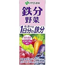 お野菜  Amazon.co.jp: 伊藤園 鉄分野菜 200ml 紙パック 24本×3ケース