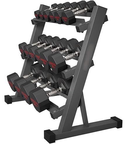 Amazon | 1kg~10kgヘックスダンベル＆縦型ダンベルラック | ノー