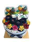 おむつケーキ オムツケーキ 男の子 双子 ワクワクスター 出産祝い