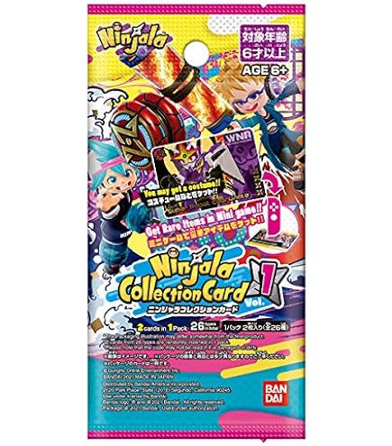 Amazon.co.jp: ニンジャラコレクションカード Vol.1+ 10個入りBOX : ホビー