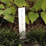 ゴールドラベル短冊型2.5cm×18cm 50枚入り（白）[鉛筆で書ける植物用品種ラベル]
