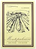 Montepulcianoスタイルワインラベル