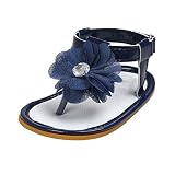 Toubaby幼児の女の子 夏 サンダル ベビー靴ファーストシューズ 女の子 0-2歳 (13cm, 靑い)