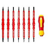 COOLBOTANG 絶縁ドライバーセット マイナス プラス ドライバー 14 in 1 絶縁工具