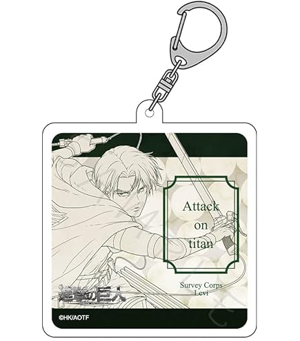 進撃の巨人◆WIT STUDIO　リヴァイ　アクリルキーホルダー2点 進撃の巨人 線画アクリルキーホルダー リヴァイ – IG Port
