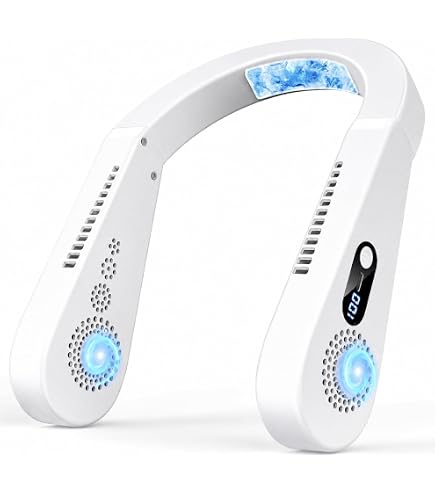 Amazon | KIDEE S9 ネッククーラー 首掛け扇風機 ネックファン (PINK