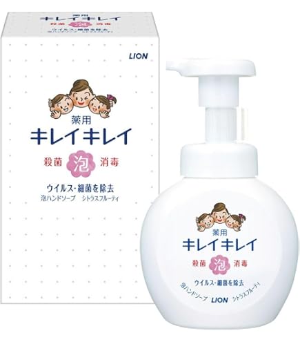Amazon.co.jp: ライオン キレイキレイ薬用泡ハンドソープ250mL箱入