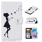 Samsung Galaxy S6 Edge 手帳型 ケース Zeebox 高品質 落下防止 保護カバー 財布型ケース カード収納ホルダー マグネット式 Samsung Galaxy S6 Edge 