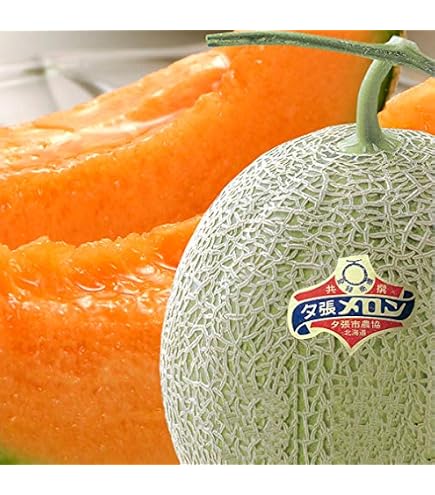 Amazon.co.jp: 北海道夕張産 夕張メロン6玉（共撰・優品・8kg） : 食品