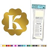 グラフィックスと詳細レターK初期 – Fun Inフラワーキッズ用ガールズベビールーム – ビニールステッカーデカール壁アート装飾 ゴールド 061116W5361_MetallicGold