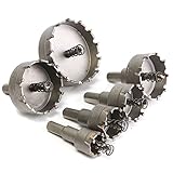 6Pcs 22 To 65Mm Carbide Drill Bits Hole Saw Cutter