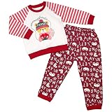 ガールズ|キッズ|パジャマ[enfant pur]長袖パジャマ|上下セット|ラグラン袖|くま柄|寝間着|裏起毛パジャマ|女の子|女児 120cm RE-レッド