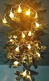 SumDirect 20LED 3D Pumpkin Outdoor Lighting Halloween Christmas Party Decor Fairy String Light (Oran