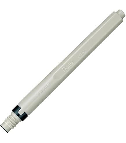 Amazon | ぺんてる 筆ペン 墨液ぺんてる筆 XFP6L 中字 黒 40×230×15(mm