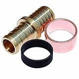 Zurn Pex 1/2 Pex To Poly Fitting QQC33CXPK1, Pack of 5 [並行輸入品]
