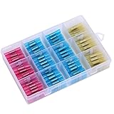 Ginsco 185pcs Insulated Heat Shrink Butt Connectors Wire electrical 10-22 AWG Kit [並行輸入品]