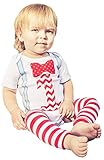 最初ベビー男の子誕生日OutfitサスペンダーボウタイレッグウォーマーセットケーキSmash US サイズ: XS カラー: レッド