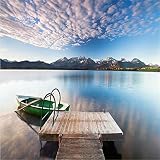 Sproud 高品質なシルクの布の壁紙シンプルでモダンなリビングルームからは山の風景の壁画の背景写真の壁紙 250 Cmx 175 Cm
