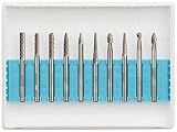 TRUSCO(トラスコ) 超硬バーセットAシリーズ 軸3mm 刃径3mm 10本セット TB-A030-10S