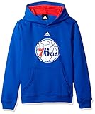 NBA Philadelphia 76ers Boys 8 – 20 Primeプルオーバーパーカー, Medium ( 10 – 12 )、ブルー