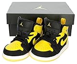 NIKE JORDAN 【ナイキ ジョーダン JORDAN 1 MID BT ベイビー シューズ 640735-035 US5c/11cm ブラック×メイズ×ホワイト】