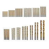 ドリルビットneoteck 99個チタンコーティングメタル高速HSS鋼ドリルセット1.5 MM – 10 mmのDIYホームと一般的な建物/エンジニアリング