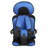 Super Junior ジュニアプラス チャイルドシート 1歳頃から ジュニアシート 頭部保護 軽量簡易 取付け簡単コンパクト設計 (71×31cm, ブルー)