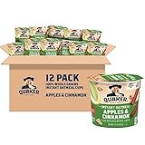 Quaker Instant Oatmeal Express Cups, Apples & Cinnamon, Breakfast Cereal, 12 Cups by Quaker