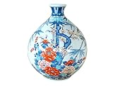 【有田焼】竹梅牡丹 徳利型花瓶(木箱入)