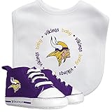 Baby Fanatic Bib & Prewalkerギフトset- Minnesota Vikings