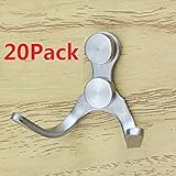 20パックバスタオルフックコートシェルフハンガーバックパックホルダー