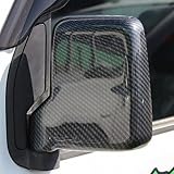 SUZUKI キャリー DA63T/DA65T/DA16T カーボンルック ミラーカバー 左右SET ブラック スクラムトラック 型式：63系/65系