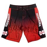 KLEW NCAA Nebraska Cornhuskersグラデーションボードショーツ M レッド