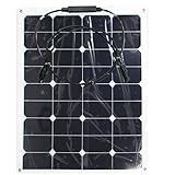 50Wフレキシブル単結晶ソーラーパネル完全防水超薄型軽量 高効率単結晶