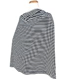 ポーチェ(pouche) 授乳ケープ 天竺ボーダー (ネイビー)