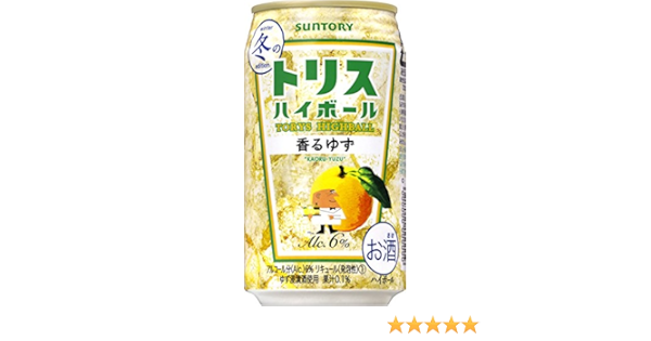 Amazon Co Jp サントリー トリスハイボール 香るゆず チューハイ 350ml 24缶 食品 飲料 お酒