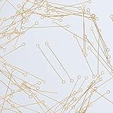 ファイニエ 9ピン ゴールド 40mm 4.0cm 100個 両カン付き スチール製 ピン 接続金具 手芸材料 ハンドメイド 金具 アクセサリーパーツ AP1932