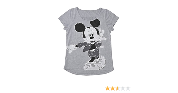 Amazon Co Jp ショップジャパン ディズニー マウササイズ レディース Tシャツ グレー S 服 ファッション小物
