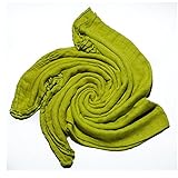 Bamboo Swaddle Blanket for Babies - Bright Green by Austin Tie Dye Co